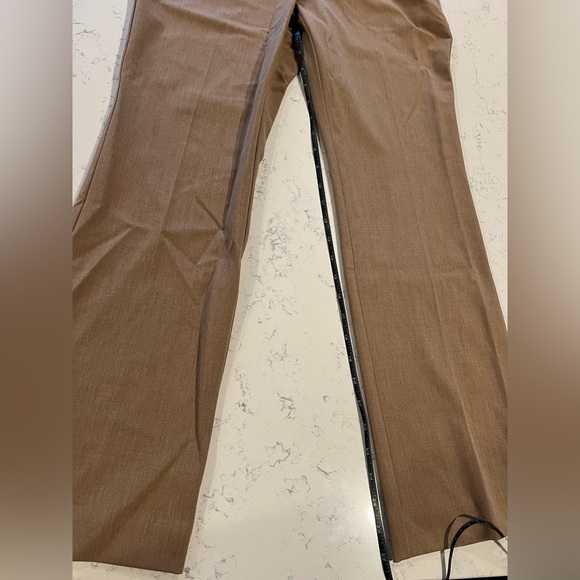 Worthington Petite Modern Fit Tan Brown Career Office Business Pants Size 10P - Picture 7 of 9
